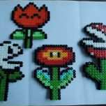 Selten Blumen Von Mario Aus Bügelperlen Perler Beads