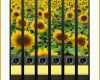 Selten Geschenkwichtel ordner Rückenschilder Sunflower Field