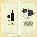 Selten Weinkarte Kostenlos Template Design
