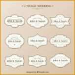 Sensationell Hochzeit Etiketten Vorlage Download Der Kostenlosen Vektor