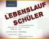 Sensationell Lebenslauf Schüler Download