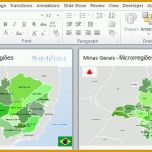 Sensationell Powerpoint Minas Gerias Karte Brasilien