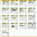 Sensationell Powerpoint Vorlage Business Team Grün sofort Download