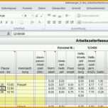 Sensationell Zeiterfassung Excel Vorlage – Xcelz Download