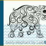 Spektakulär Elephant Elefant Schneideplotter Datei Udio