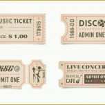 Spezialisiert Retro Concert Ticket Stub Vector Set Download Free