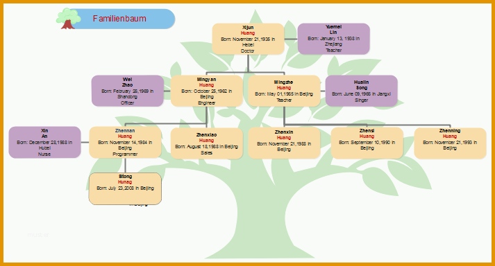 Spezialisiert software Für Erstellen Des Familienstammbaums
