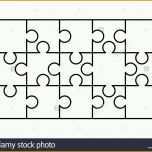 Tolle 15 Weiße Rätsel Stücke In Einem Rechteck Angeordnet