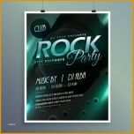 Tolle Club Rock Party Musik Flyer Vorlage