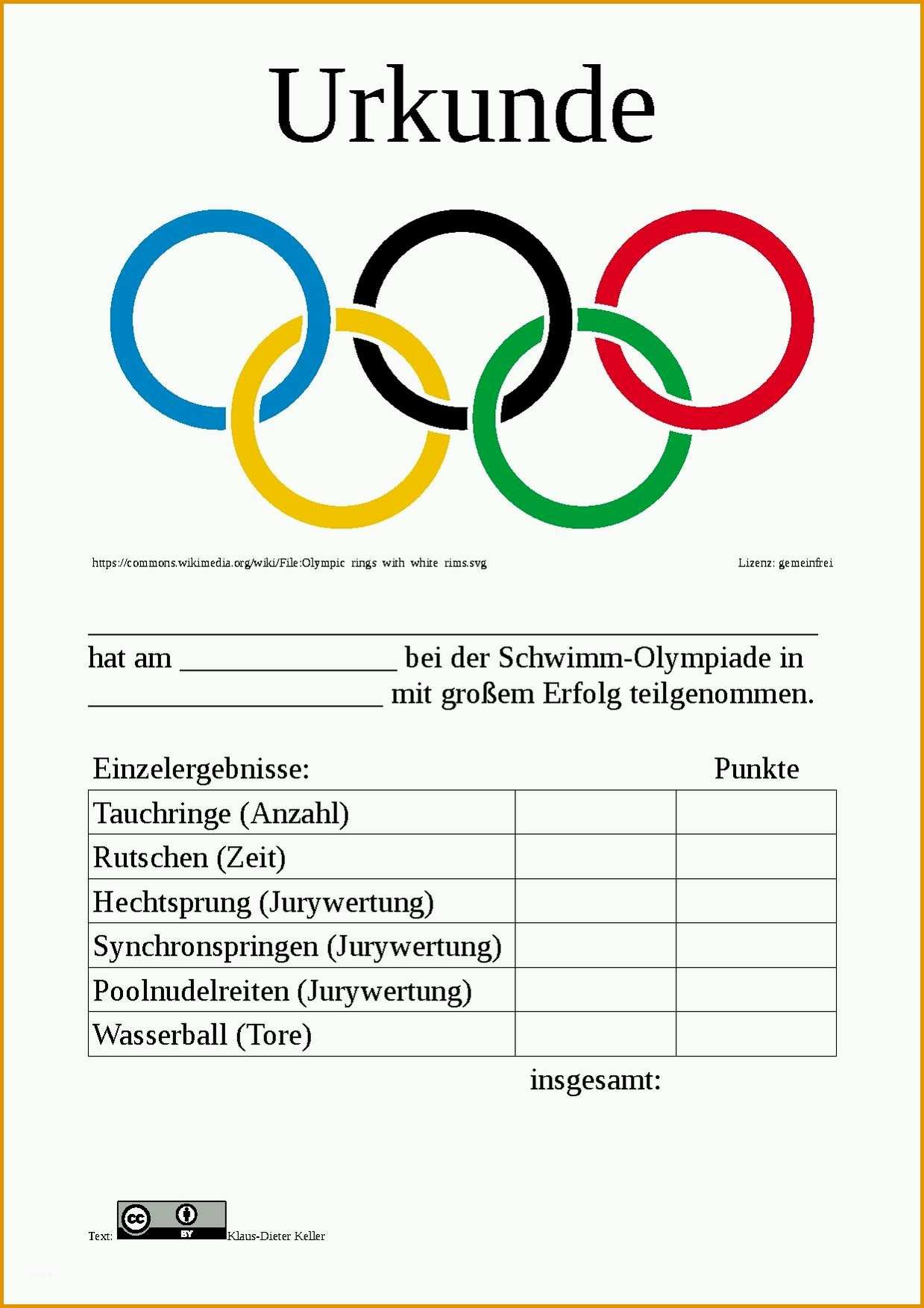 Tolle Datei Schwimm Olympiade Urkunde Pdf – Wikibooks Sammlung