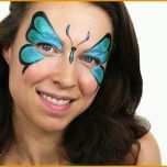 Tolle Fasnacht Schmetterling Schminken Blau Einfach Makeup