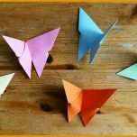 Tolle origami Schmetterlinge Mit Kindern Basteln