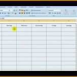 Tolle Stundenplan In Excel Erstellen Anleitung