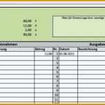 Überraschen Besten Der Kassenbuch Vorlage Excel