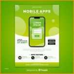 Überraschen Mobile App Flyer Vorlage
