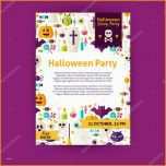 Ungewöhnlich Halloween Party Urlaub Vektor Einladung Vorlage Flyer