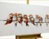 Ungewöhnlich Vogel Bild Spatzen Gemälde Kaufen
