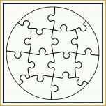 Ungewöhnlich White Line Puzzle Kreis Zum Selbst Bemalen 6 Stück Von