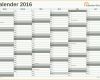 Unglaublich Excel Kalender 2016 Kostenlos