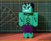 Unvergleichlich Bügelperlen Vorlagen Minecraft Schön Hulk Minecraft Aus