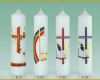 Unvergleichlich Kerzen Gestalten Vorlagen Genial Birmelin Kommunion Kerzen