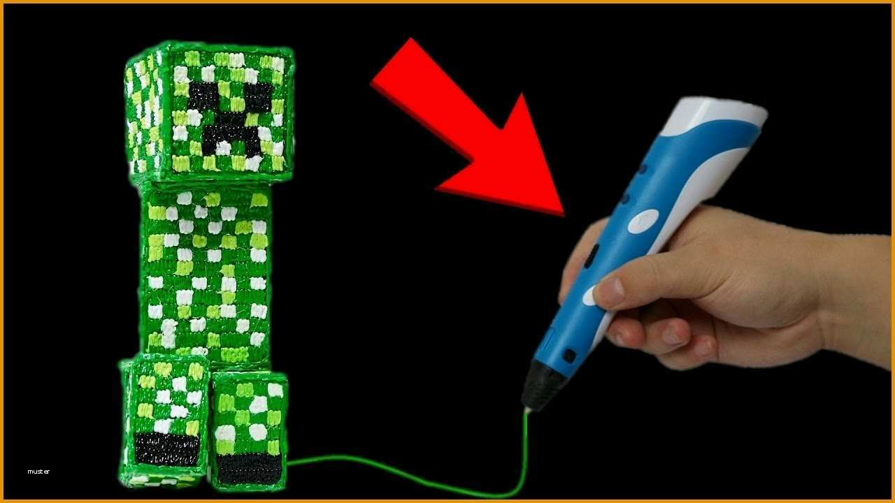 Unvergleichlich Minecraft Creeper Mit 3d Stift Malen Diy ?