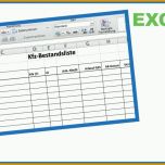 Wunderbar Excel Vorlage Kfz Bestandsliste Autohandel